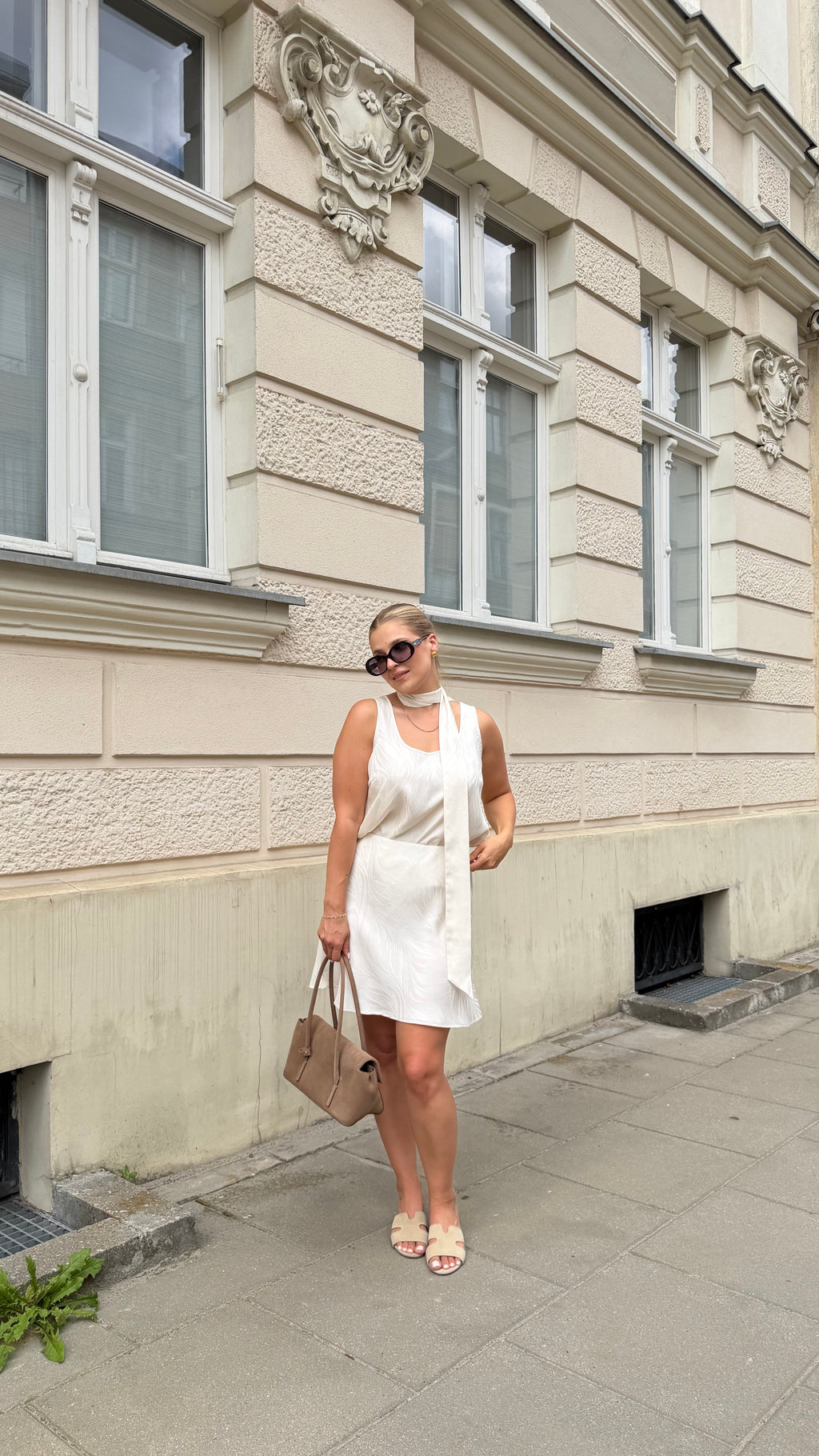 Spódnica Roma Ecru żakard