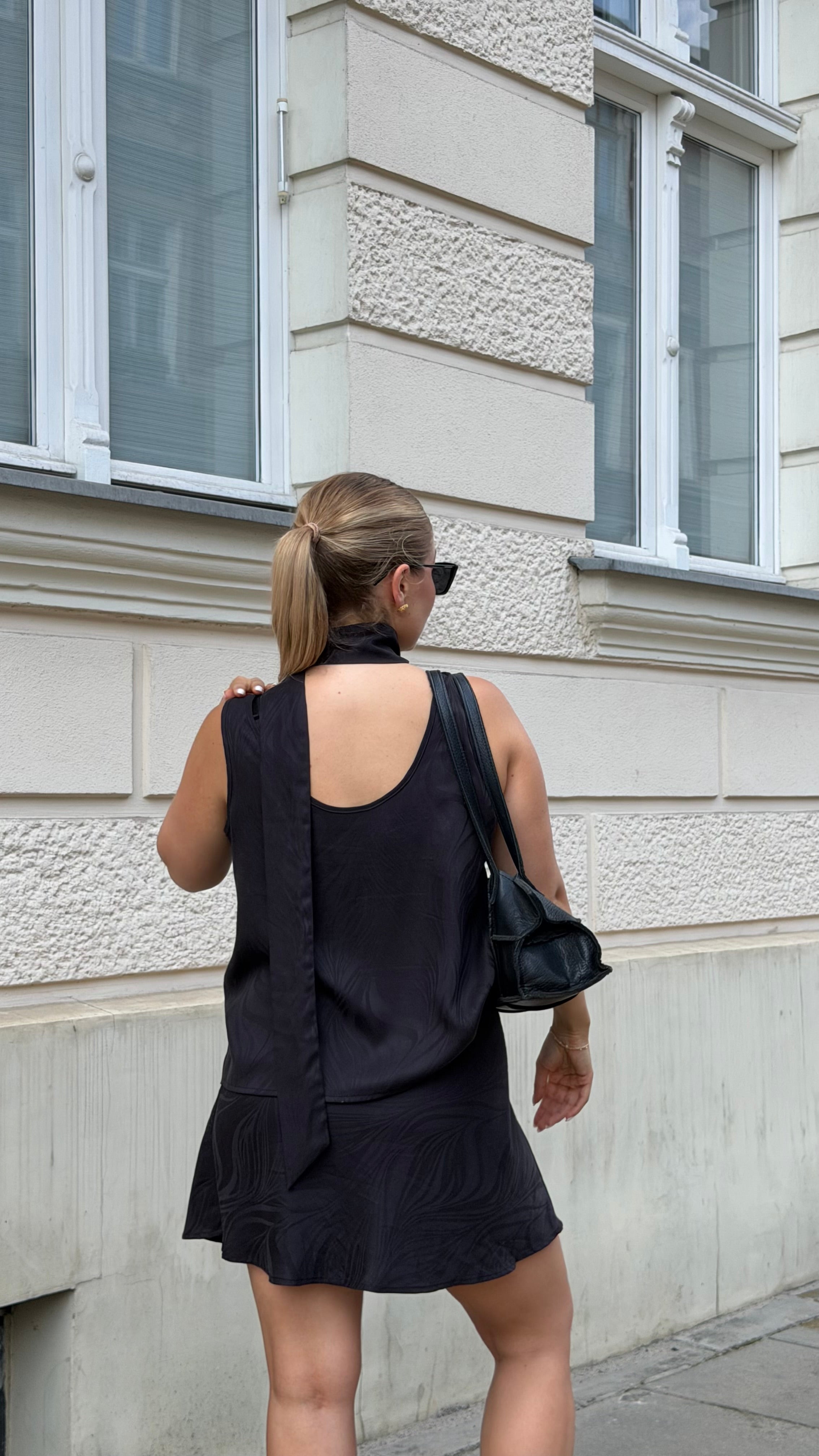 Spódnica Roma Black żakard
