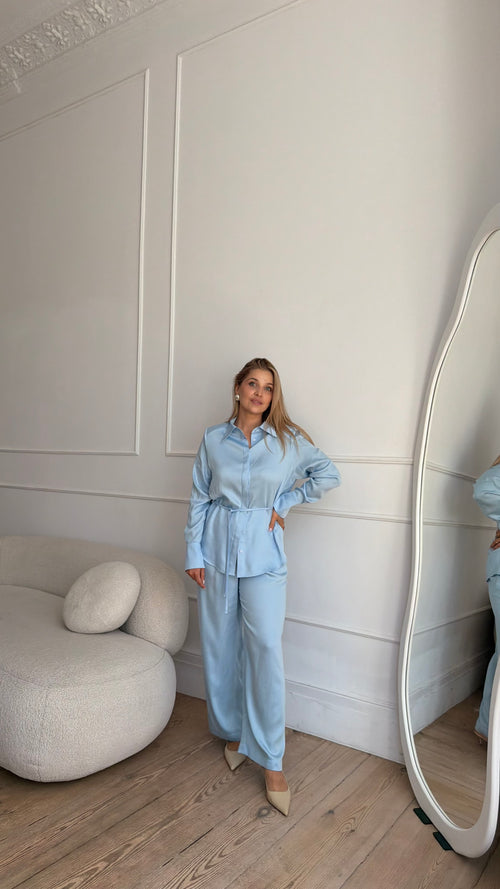Koszula Nemi Ice Blue